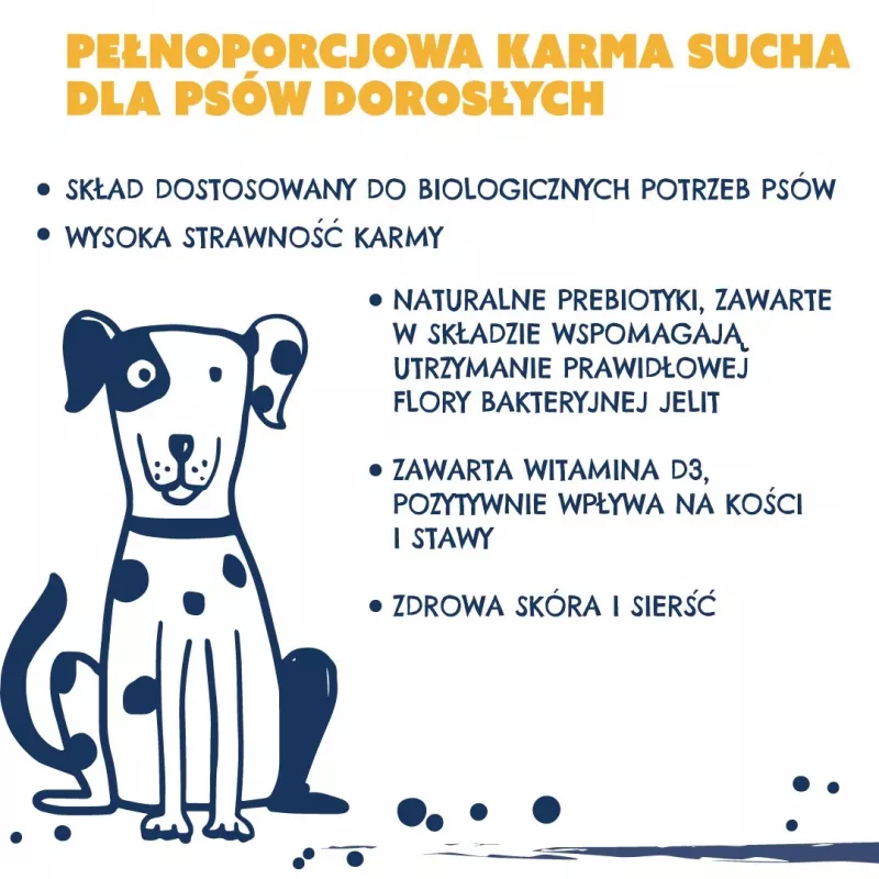 TEO Rich in poultry - sausas šunų maistas - 9kg
