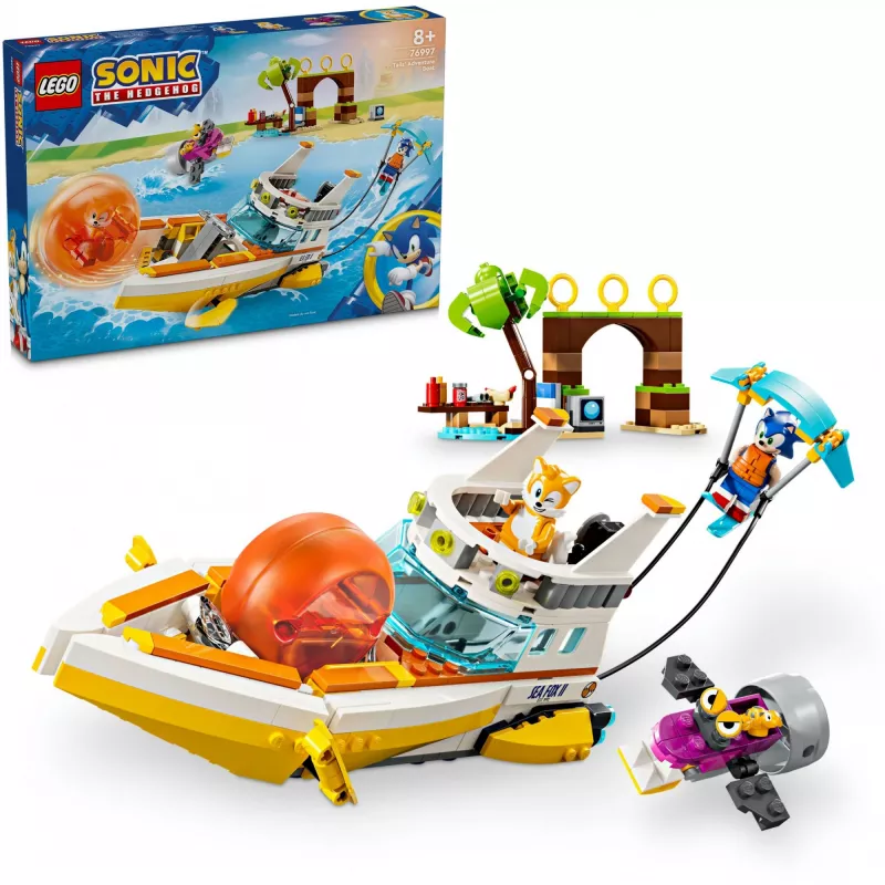 LEGO Sonic the Hedgehog Tails’ Adventure Boat žaislų rinkinys 76997
