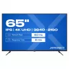 164,0 cm (65 inch) JAPANNEXT JN-IPS650UHD60F 4K IPS monitorius, 3840x2160, 60Hz, HDMI, USB, WLAN, garsiakalbiai, juodas