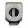 Thermal Grizzly DeltaMate Rotary 90° – vandens aušinimo jungtis, matinis nikelis, 1 vnt. (TG-DM-FIT-0203)