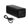 Nešiojamas maitinimo blokas BLOW PB20G 20000mAh PD 65W, USB-C įvestis/išvestis, 2x USB-A išvestys, juodas