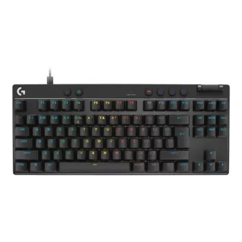 Logitech G PRO X TKL RAPID klaviatūra žaidimams USB QWERTY Juoda