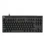 Logitech G PRO X TKL RAPID klaviatūra žaidimams USB QWERTY Juoda