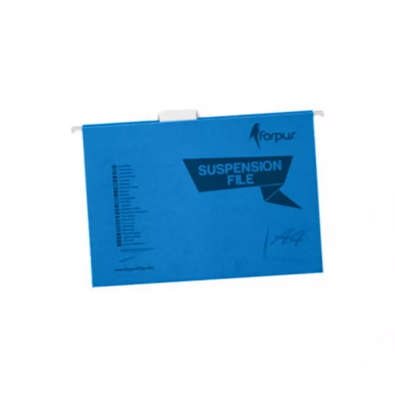 Kabantis segtuvas FORPUS FO22705 A4 mėlynas, 25 vnt.