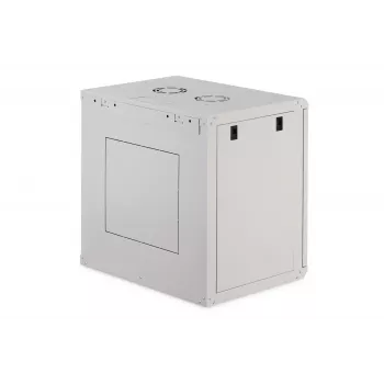 Sieninis tinklo spintos stovas DIGITUS Dynamic-N 12U, 19 colių, 600x450 mm (PxG), IP20, rakinamas stiklinis durys, nesurinktas