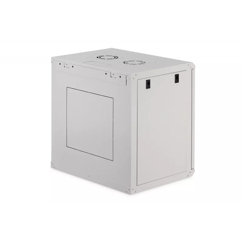 Sieninis tinklo spintos stovas DIGITUS Dynamic-N 12U, 19 colių, 600x450 mm (PxG), IP20, rakinamas stiklinis durys, nesurinktas