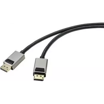 SpeaKa Professional DisplayPort DisplayPort jungiamasis kabelis [1x DisplayPort kištukas - 1x DisplayPort kištukas] 3,00 m Juoda (SP-9510452)