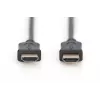Assmann HDMI High Speed jungiamasis kabelis, tipas A M/M, 5,0 m, su Ethernet, buvęs HDMI 1.4, UL, juodas, auksinis (AK-330114-050-S)