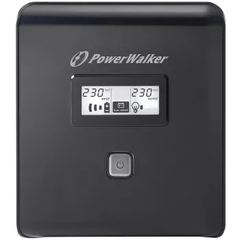 PowerWalker VI 1000 LCD 1 kVA 600 W 4 lizdai