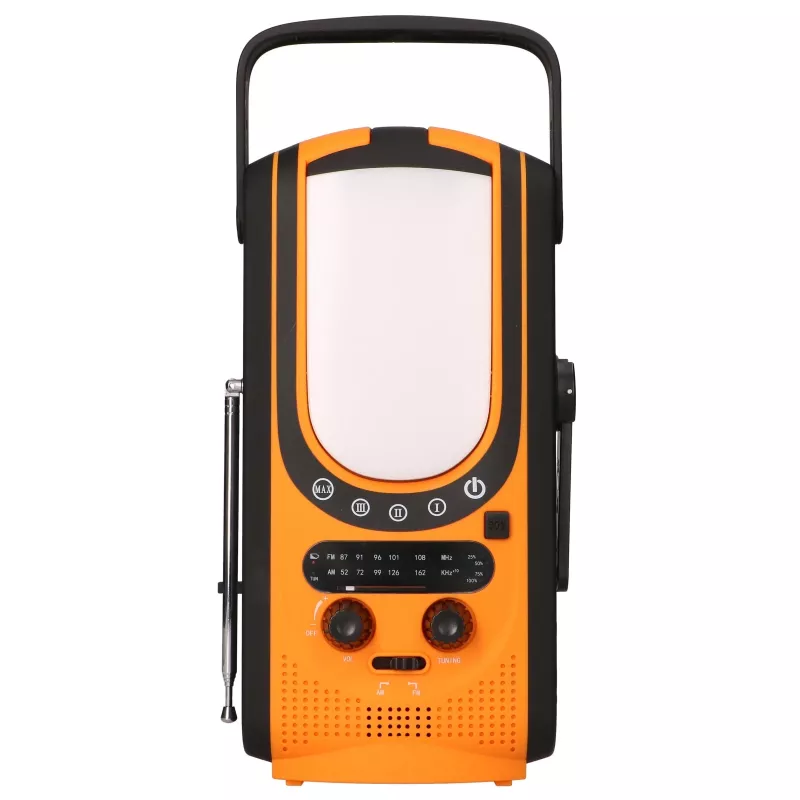 Extralink Power Ranger EPS-6000 | Power Bank | 6000 mAh, FM radijas, LED lempa, dinamo, saulės baterija