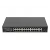 Nevaldomas PoE+ komutatorius Lanberg RSGE-24P-2GE-2S-250, 24 prievadai, montavimas į stovą