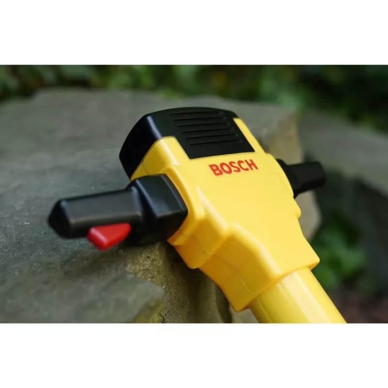 Theo Klein 8405 Bosch Pneumatinis plaktukas su variklio garsu ir mirksinčia šviesa, 28 cm