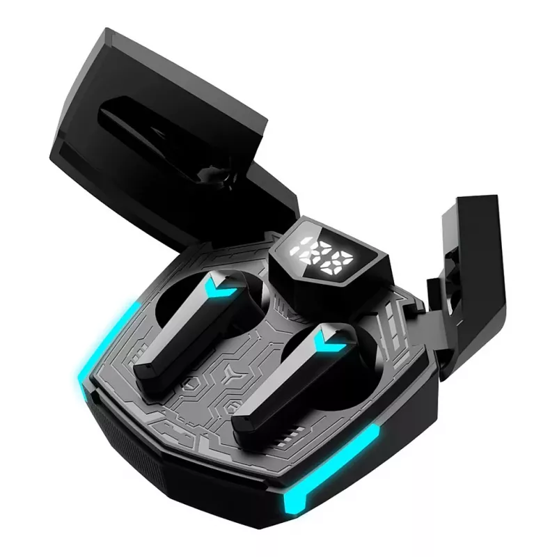 Canyon GTWS-2 Belaidės ausinės ausų kabliukais žaidimams USB Type-C Bluetooth įkrovimo stotelė juoda (CND-GTWS2B)