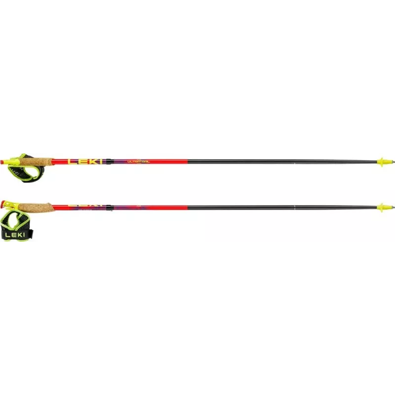 Trekkingo lazdos Leki TRL Ultratrail FX One 115 cm, raudona