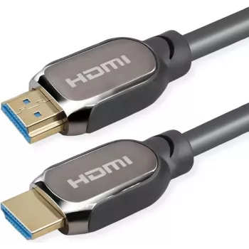ROTRONIC-SECOMP Roline - HDMI-Kabel mit Ethernet - HDMI männlich zu HDMI männlich - 3 mm - Doppelisolierung - Schwarz - im Freien, 8K50/60Hz (7680 x 4