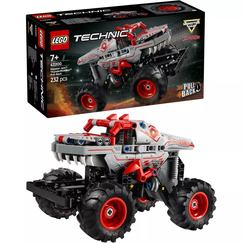 LEGO TECHNIC 42200 Monster Jam™ ThunderROARus™ su užtraukiamąja pavara