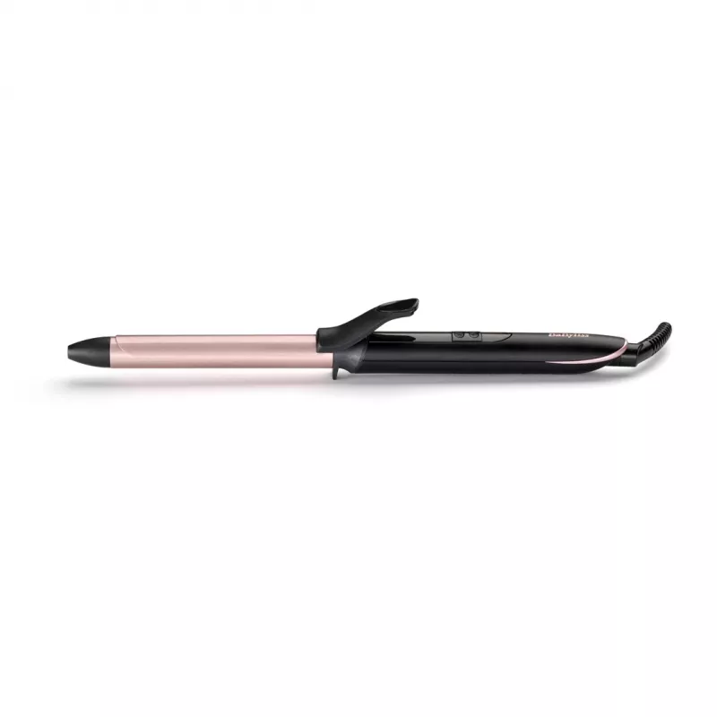 Garbanojimo žnyplės BaByliss 19 mm Curling Tong juodos su rožiniu auksu