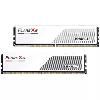 DIMM 64 GB DDR5-6000 (2x 32 GB) Dual-Kit, Arbeitsspeicher weiß, F5-6000J3636F32GX2-FX5W, Flare X5, INTEL XMP, AMD EXPO