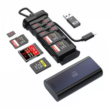 Kortelių skaitytuvas Freewell FW-CR02-PRO, CF Type A/B, SD ir microSD (TF)