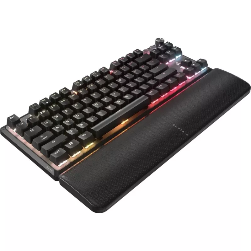 Mechaninė klaviatūra CORSAIR K70 PRO TKL — RGB apšvietimas, kompaktiškas išdėstymas