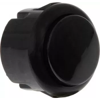 Joy-it juodas arkadinis mygtukas BUTTON-BLACK-MICRO