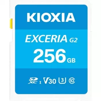 Flash atminties kortelė Kioxia 256GB SDXC UHS-I EXCERIA G2