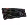 Mechaninė žaidimų klaviatūra MSI Strike Pro W Silent US išdėstymas RGB apšvietimas, laidas, tylūs lytėjimo jungikliai