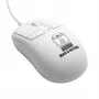 Laidinė ambidekstrinė kompiuterinė pelė ManMachine Mighty Mouse 5, USB Type-A, 5 mygtukai, balta