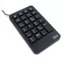 Skaitmeninis klaviatūros blokas Inter-Tech KB-120 Universal USB juodas
