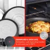 Puodų rinkinys TEFAL Ingenio Ultimate, 4 vnt | L7649453 | 16/18/20 cm | Aliuminis | Juodas