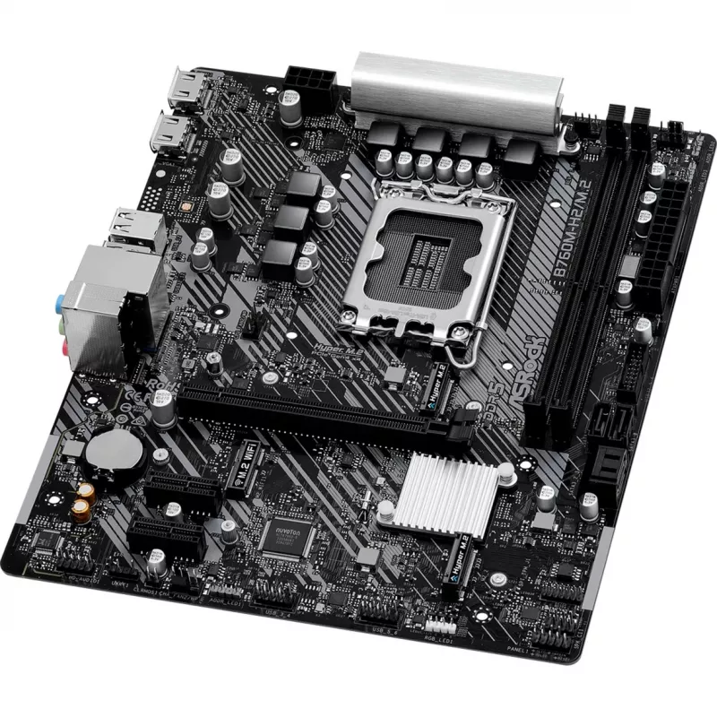 ASRock B760M-H2/M.2 DDR5 LGA1700 Micro-ATX pagrindinė plokštė
