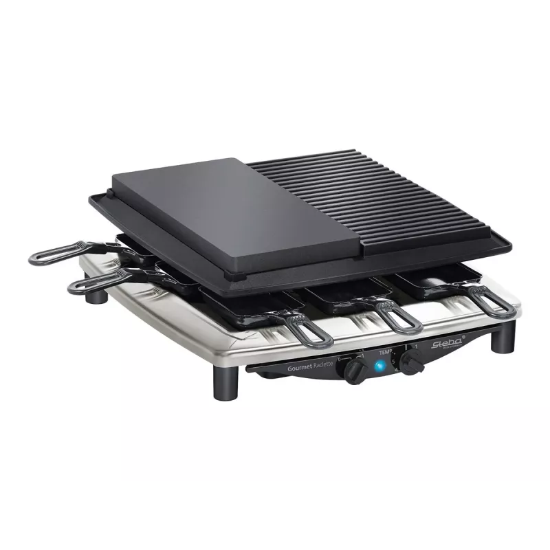 Ryžių virimo aparatas Steba RC 4 Plus Deluxe Chrome Black 622300