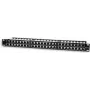 Intellinet Patch Panel, Cat5e, FTP, 48 prievadų, 1U, ekranuotas, 90° viršutiniai punch-down blokai, juodas