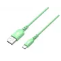 TB USB-C laidas 1 m žalias; AKTBXKUCMISI10Z