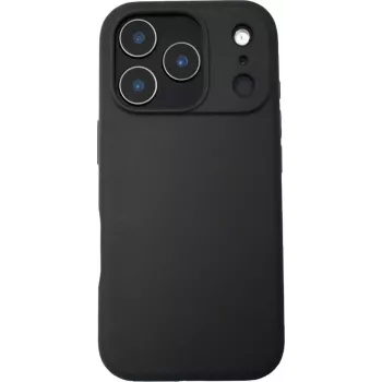Apsauginis silikoninis dėklas jt berlin Steglitz, skirtas Apple iPhone 17 Pro Max, juodos spalvos