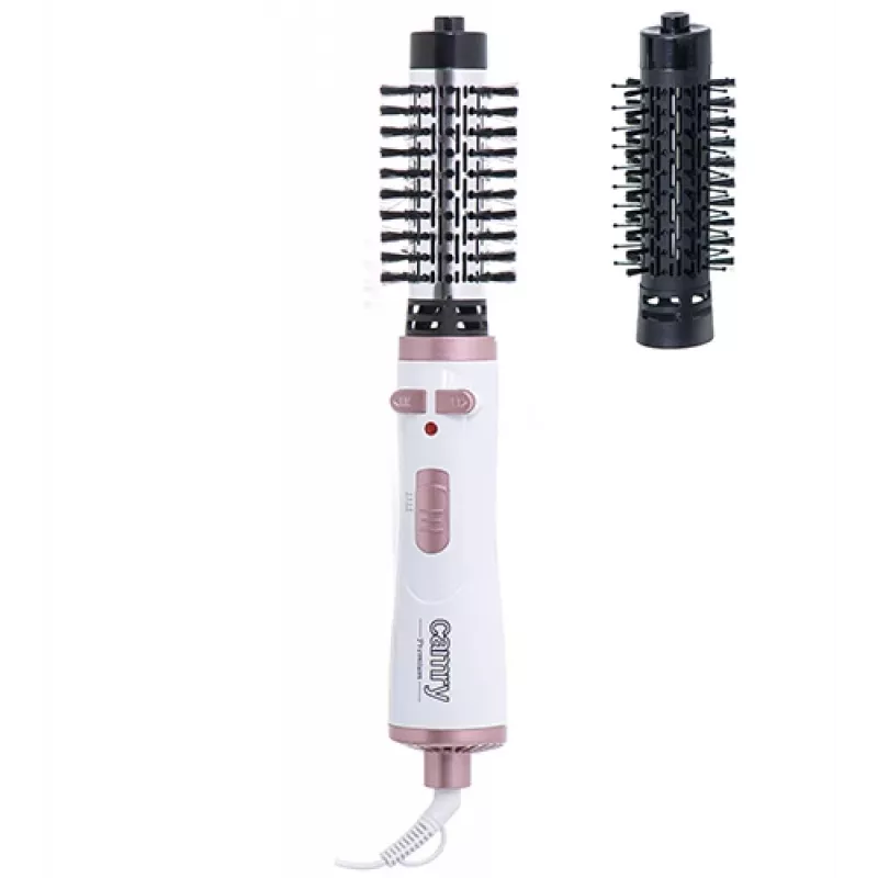 Plaukų formavimo rinkinys Camry CR 2021 – garinis formuotojas, 1000 W, 3 kaitinimo lygiai, pilka/mėlyna/juoda