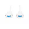Assmann Zero-Modem jungiamasis kabelis D-Sub9 F/F 1,8 m snap-hoods smėlio spalvos AK-610100-018-E