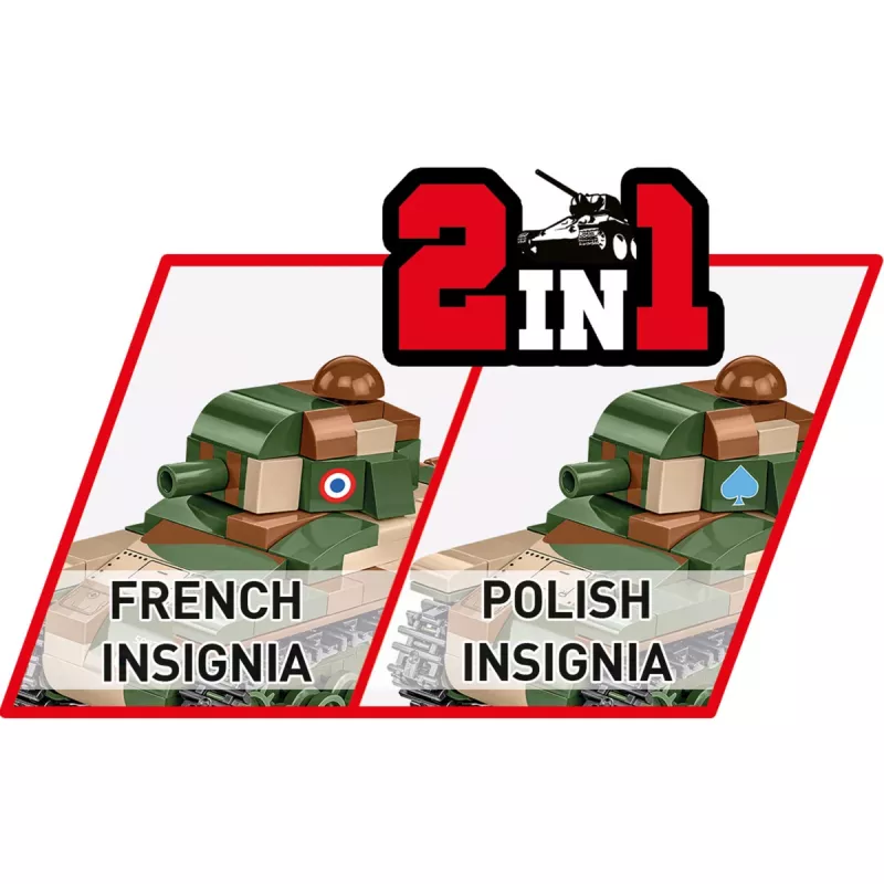 COBI Renault R-35 – Konstrukcinis modelis 1:48
