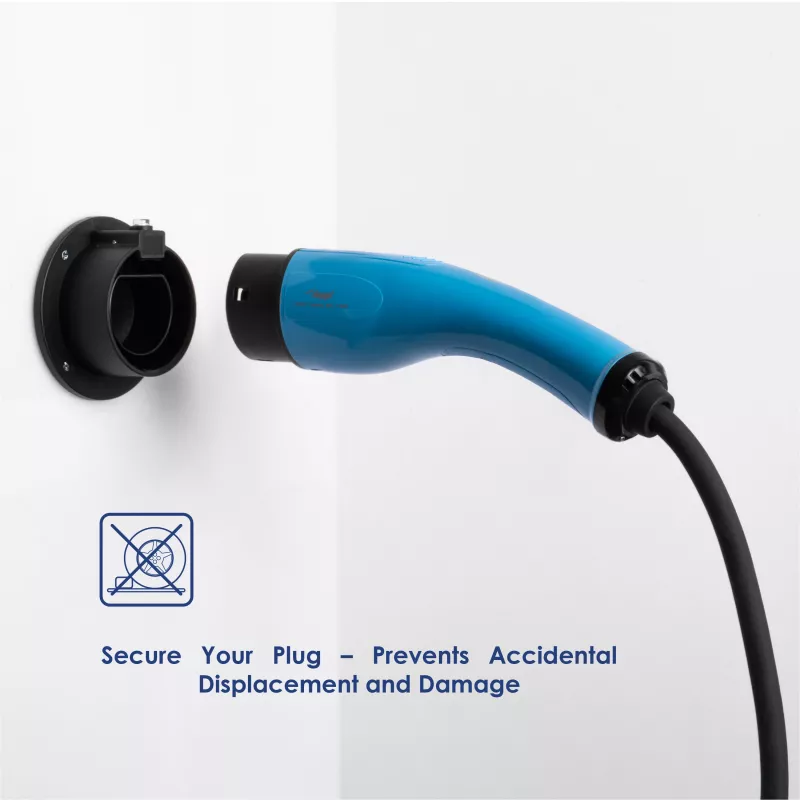 Akyga AK-SC-E01 sieninis Type 2 elektromobilio įkrovimo jungties laikiklis