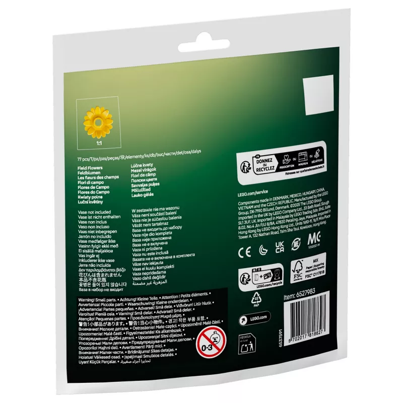 LEGO 30701 Botanicals Feldblumen Konstrukcinis Žaislas