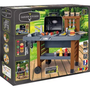 Virtuvėlė žaidimams Garten Kitchen, pilka/ruda