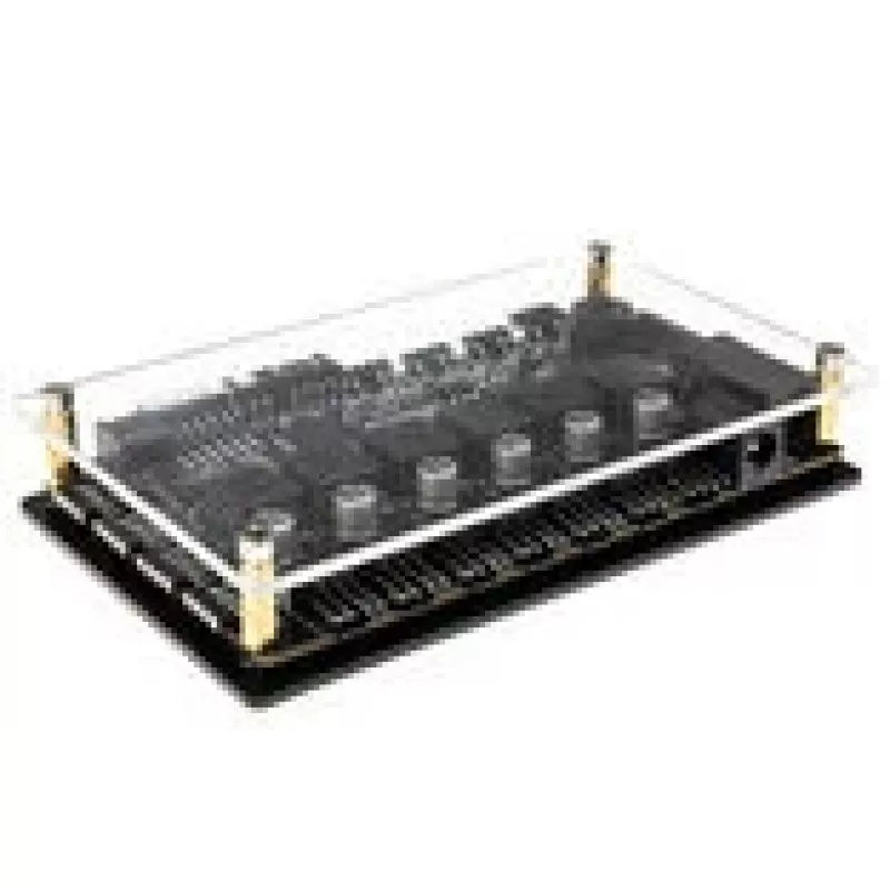 Lamptron Auto-Controller CT630 PWM ARGB – kompaktiškas ventiliatorių ir ARGB valdiklis, juodas