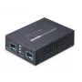 PLANET XT-815A 2 prievadų 10G/2.5G/1G/100BASE-X tinklo medijos keitiklis juodas