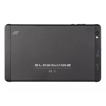 Planšetinis kompiuteris BLOW BlackTAB8 8 colių 4G LTE, 3GB RAM, 32GB eMCP, Android 14, IPS 1200×1920, MicroSD