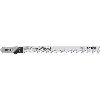 Pjūklelio geležtė Bosch T 101 D Clean for Wood