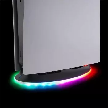 Aušinimo stovas SUBSONIC SA5656 PS5 ir PS5 Slim su LED lemputėmis, daugiaventiliatoriniu aušinimu, USB maitinimu