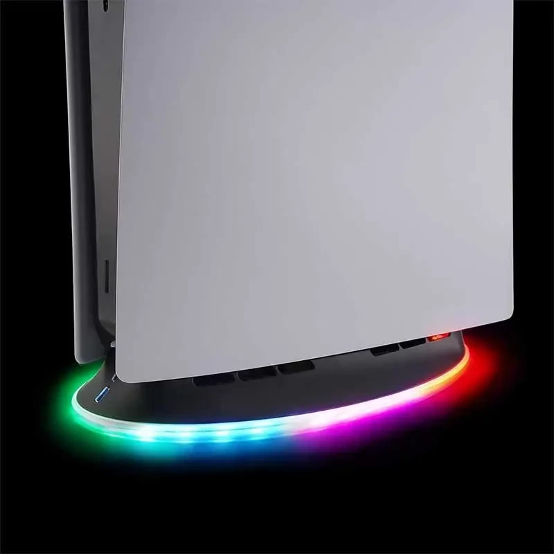 Aušinimo stovas SUBSONIC SA5656 PS5 ir PS5 Slim su LED lemputėmis, daugiaventiliatoriniu aušinimu, USB maitinimu