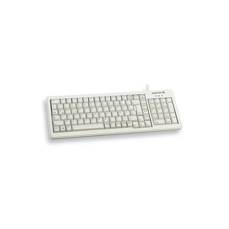Cherry G84-5200LCMDE-0 pilno dydžio klaviatūra su skaičių bloku, QWERTZ, pilka