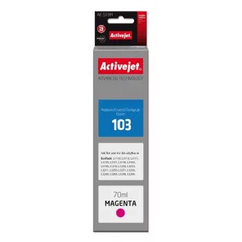 Rašalas Activejet AE-103M (Epson 103 C13T00S34A atitikmuo; Supreme; 70 ml; purpurinis)