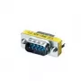 Equip Serial RS232 DB9 lyties keitiklis jungtis vyras-vyras, DB-9, DB-9, sidabrinis